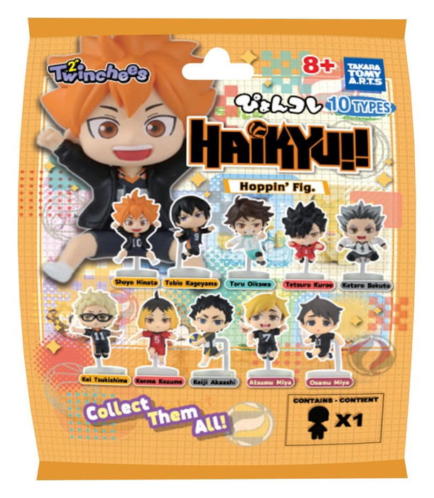 Takara Tomy Haikyu!! Minifiguras Twinchees Hoppin' 5 cm Blind Pack Expositor (24) Takara Tomy Haikyu!! Minifiguras Twinchees Hoppin' 5 cm Blind Pack Expositor (24)