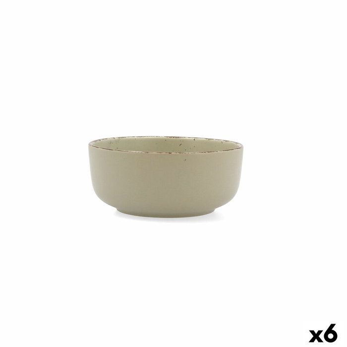 Quid Bol Cerámico Duna Verde 15x15 cm (6 Unidades) inevitable