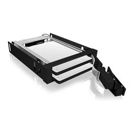 ICY BOX IB-2227StS Adaptador de Disco Duro 2x 2.5" a 3.5" SATA para Bahía, Negro