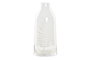 DKD Home Decor Jarrón de Cristal Grabado Tropic Leaf Hojas Transparente