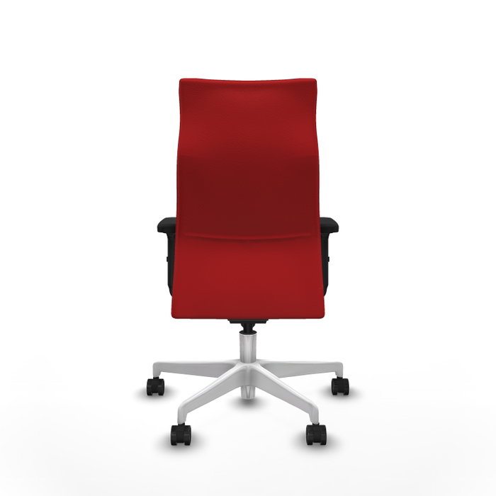 PIQUERAS Y CRESPO Sillón Albacete Rojo con Mecanismo Sincro y Brazos 2D