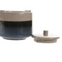 DKD Home Decor Tetera de Porcelana y Bambú Azul 1L