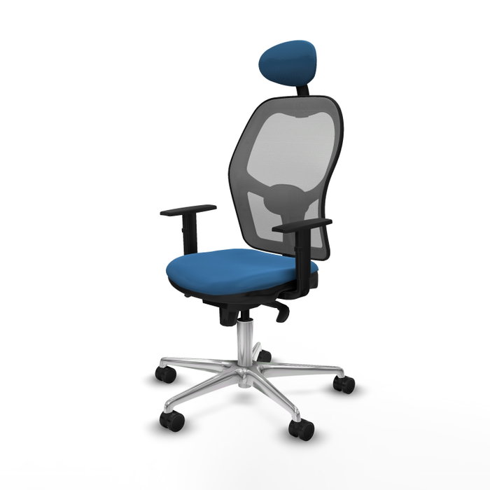 PIQUERAS Y CRESPO Silla de oficina Jorquera Azul claro y Gris PIQUERAS Y CRESPO Silla de oficina Jorquera Azul claro y Gris