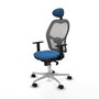PIQUERAS Y CRESPO Silla de oficina Jorquera Azul claro y Gris