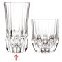 Rcr Cristalleria IT Vaso Alto Adagio Mm 400 Ml Cristal Ecológico Luxion (6 Unidades) Altura 150 Mm