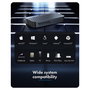 ICY BOX Diamond Case 1980 Thunderbolt 5 M.2 NVMe Case Negro