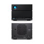 LaCie 2big Dock V2 Unidad de Escritorio RAID de 48TB con Thunderbolt 3, USB 3.2 Gen 2, DisplayPort 1.4, Color Negro, compatible con Mac/Windows