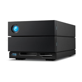 LaCie 2big Dock V2 Unidad de Escritorio RAID de 48TB con Thunderbolt 3, USB 3.2 Gen 2, DisplayPort 1.4, Color Negro, compatible con Mac/Windows