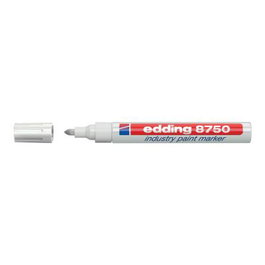 Edding Marcador Permanente Tinta Opaca Industrial 8750 Blanco