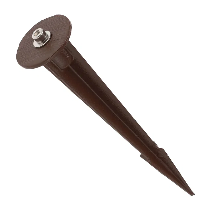 Foco Led con Pincho Jardín 10W IP65 2700K Acabado Marrón