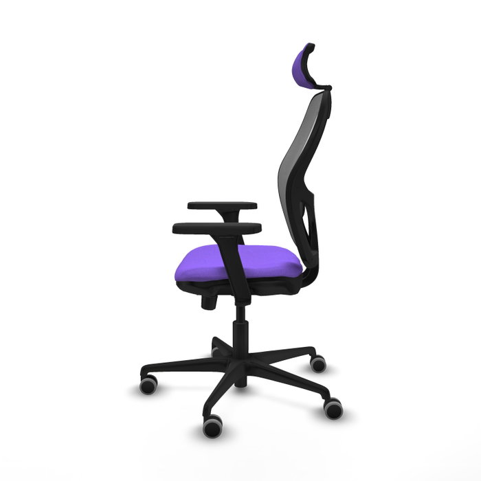 PIQUERAS Y CRESPO Silla de oficina Jorquera con Mecanismo Sincro/Traslack Lila y Gris PIQUERAS Y CRESPO Silla de oficina Jorquera con Mecanismo Sincro/Traslack Lila y Gris