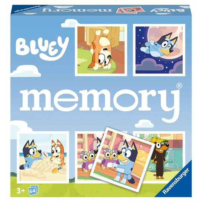 Ravensburger Juego Memory Bluey 64 Cartas