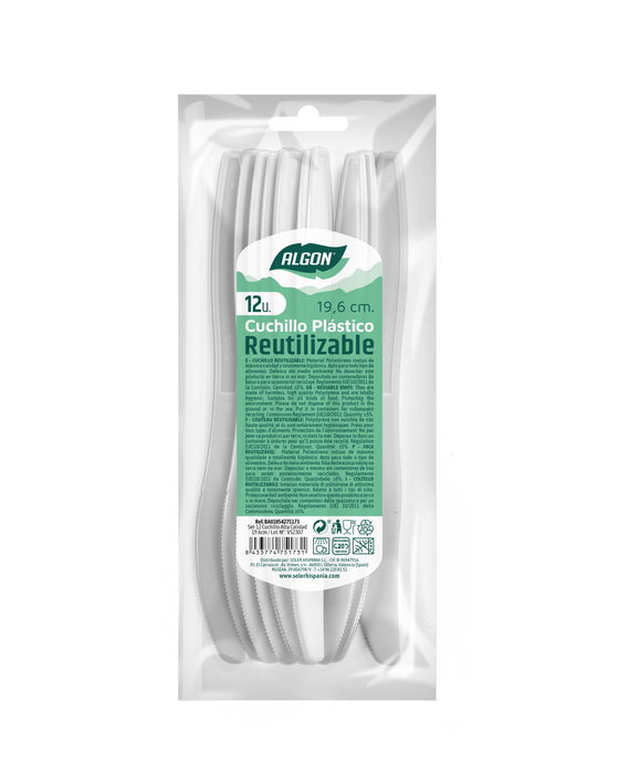 Algon Set-12 Cuchillo Medium 19.6 cm (36 Unidades)