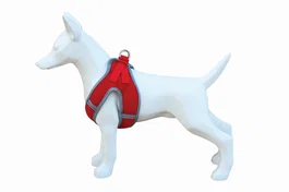 Freedog Arnés Soft Rojo Talla M para Perro, Ajustable de 40-45 cm