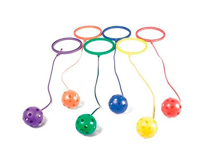 Amaya Juego Pelota con Asa Cuerda 29 cm Material Psicomotricidad