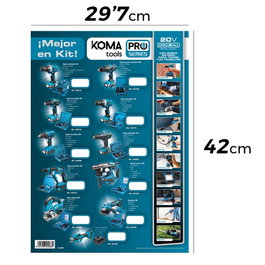 Edm Cartel Promocional Temático 29,7x42cm