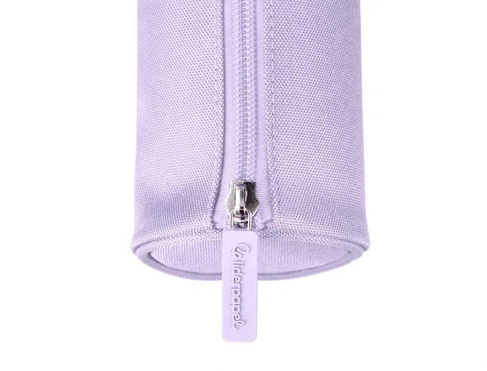 Liderpapel Estuche portatodo Classic cilíndrico ancho lila