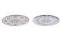 DKD Home Decor Platos de Melamina Mandala Multicolor Surtido de 2