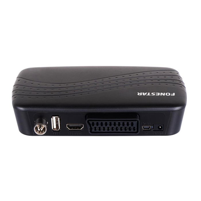 Fonestar Receptor TDT Sobremesa Rdt-700HD - DVB-T2/C, H.265/HEVC, PVR, USB, HD 1080p, HDMI, Guía EPG, Decodificador TDT HD y Cable Fonestar Receptor TDT Sobremesa Rdt-700HD - DVB-T2/C, H.265/HEVC, PVR, USB, HD 1080p, HDMI, Guía EPG, Decodificador TDT HD y Cable