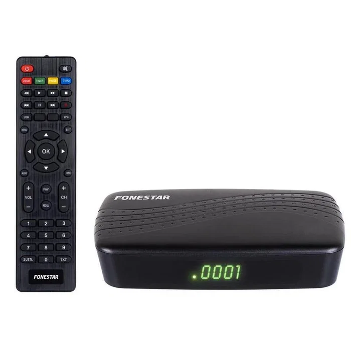 Fonestar Receptor TDT Sobremesa RDT-700HD DVB-T2/HEVC H.265, PVR, Timeshift, HDMI, USB, Hasta 1080p, Mando Incluido Fonestar Receptor TDT Sobremesa RDT-700HD DVB-T2/HEVC H.265, PVR, Timeshift, HDMI, USB, Hasta 1080p, Mando Incluido