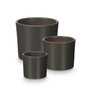 Ibergarden Set de 3 Macetas Cilindro Antracita Mate