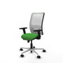 PIQUERAS Y CRESPO Silla de oficina Zulema Verde con Malla Blanca