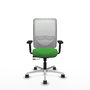 PIQUERAS Y CRESPO Silla de oficina Zulema Verde con Malla Blanca