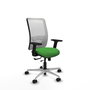 PIQUERAS Y CRESPO Silla de oficina Zulema Verde con Malla Blanca
