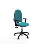 PIQUERAS Y CRESPO Silla de oficina Algarra Turquesa con mecanismo Asincro