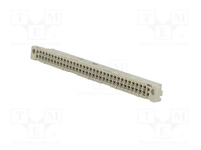 HARTING Conector DIN 41612 hembra de 64 pines recto THT