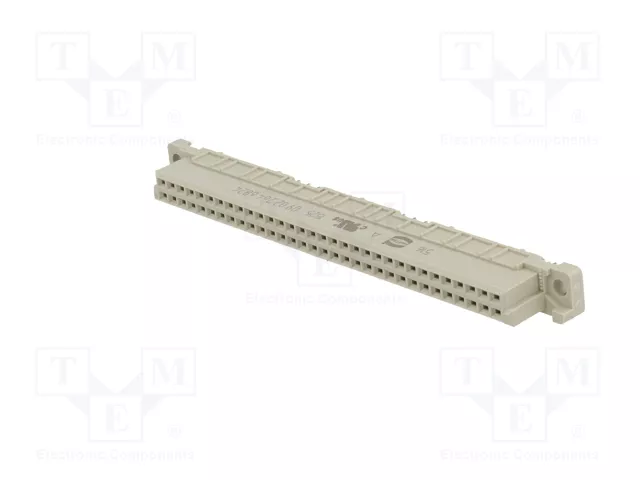 HARTING Conector DIN 41612 hembra de 64 pines recto THT