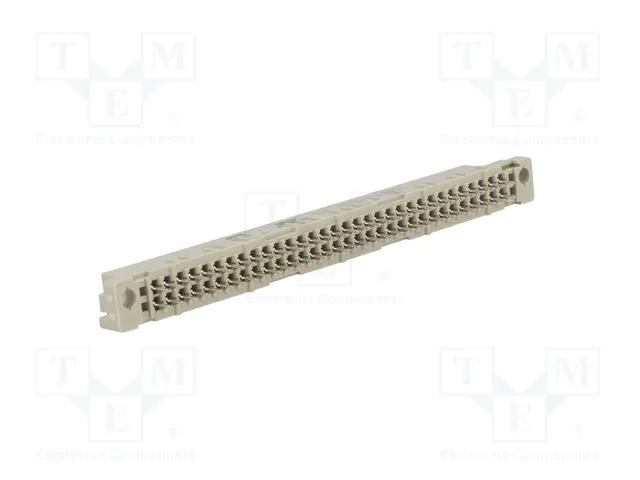 HARTING Conector DIN 41612 hembra de 64 pines recto THT