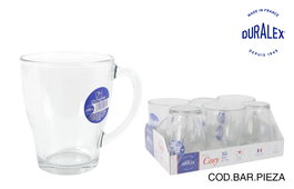 Duralex Mug Transparente 350 cc Colección Cosy (24 Unidades)