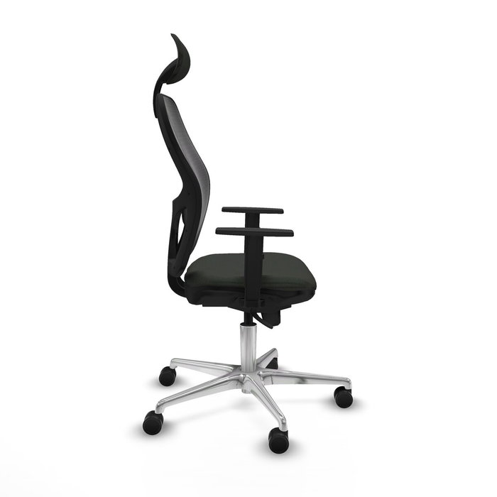 PIQUERAS Y CRESPO Silla de oficina Jorquera con mecanismo Sincro, color Negro
