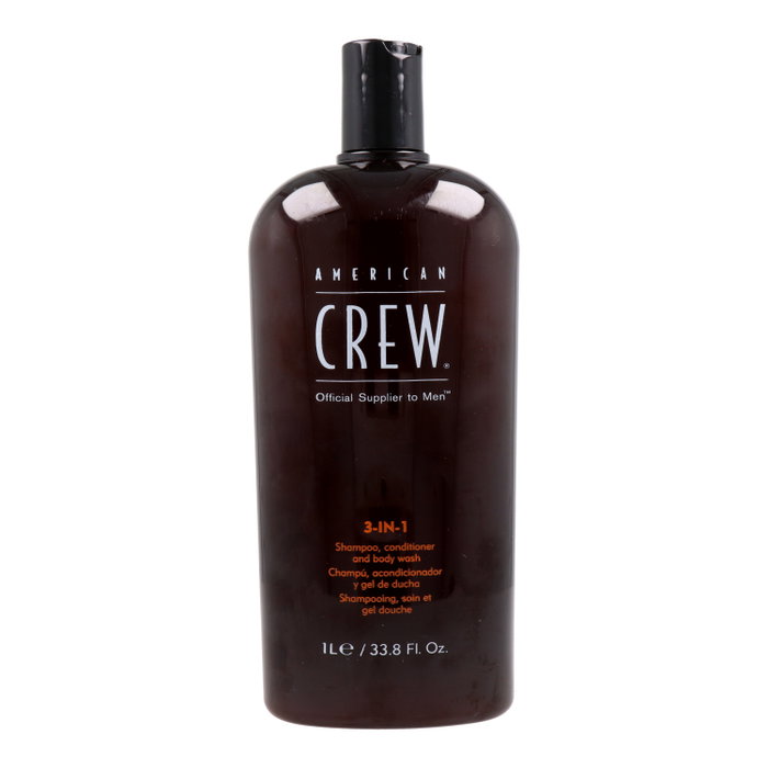 American Crew 3 en 1 Champú, Acondicionador y Gel de Ducha 1000 ml American Crew 3 en 1 Champú, Acondicionador y Gel de Ducha 1000 ml