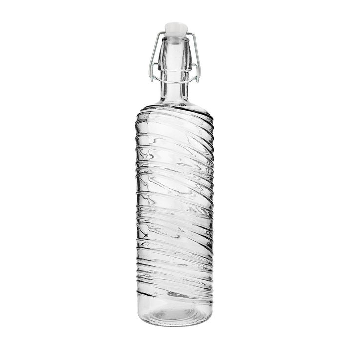 Botella Mesa Vidrio con Tapón Aire Quid 1 L (12 Unidades) Botella Mesa Vidrio con Tapón Aire Quid 1 L (12 Unidades)