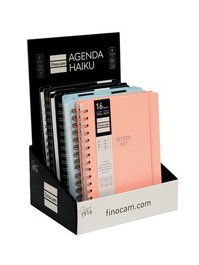 Finocam Agenda Anual Haiku 16 Meses 2026-27 Wire-O Tapa Extradura
