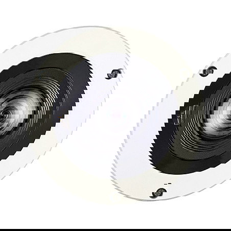 Hanwha Techwin - Wisenet Cámara Seguridad IP Fija Domo XNF-8010RV 6MP, 360° Visión, 1/1.8" CMOS, 192°, PoE, Interior/Exterior IP66 IK10, Soporta H.265, Tarjeta SD