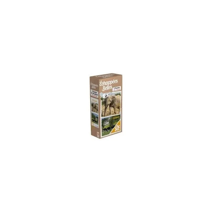 Topi Games Topi - Rompecabezas Hermosos Animales Escapando 2x49 Piezas - TOP3760089892404 - Edad 6+ Topi Games Topi - Rompecabezas Hermosos Animales Escapando 2x49 Piezas - TOP3760089892404 - Edad 6+