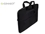 Q-connect Funda para portátil 15,6" con Asas Retráctiles, Cremallera, 3 Bolsillos Exteriores, Negro
