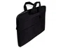 Q-connect Funda para portátil 15,6" con Asas Retráctiles, Cremallera, 3 Bolsillos Exteriores, Negro