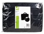 Q-connect Funda para portátil 15,6" con Asas Retráctiles, Cremallera, 3 Bolsillos Exteriores, Negro