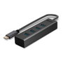 Lindy Hub USB 3.2 Gen 1 de 4 Puertos Tipo A a Tipo C, Gris