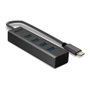 Lindy Hub USB 3.2 Gen 1 de 4 Puertos Tipo A a Tipo C, Gris