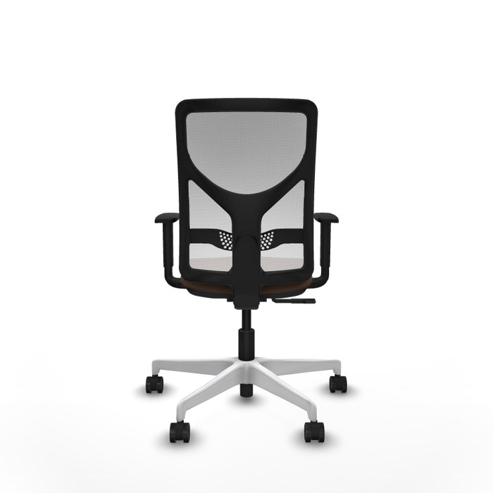 PIQUERAS Y CRESPO Silla de oficina Motilla con mecanismo Sincro, Marrón y Blanco PIQUERAS Y CRESPO Silla de oficina Motilla con mecanismo Sincro, Marrón y Blanco