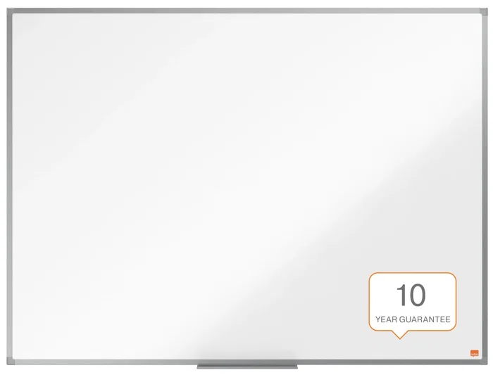 Pizarra Blanca Melamina Nobo Essence Marco Aluminio 120X90 Cm