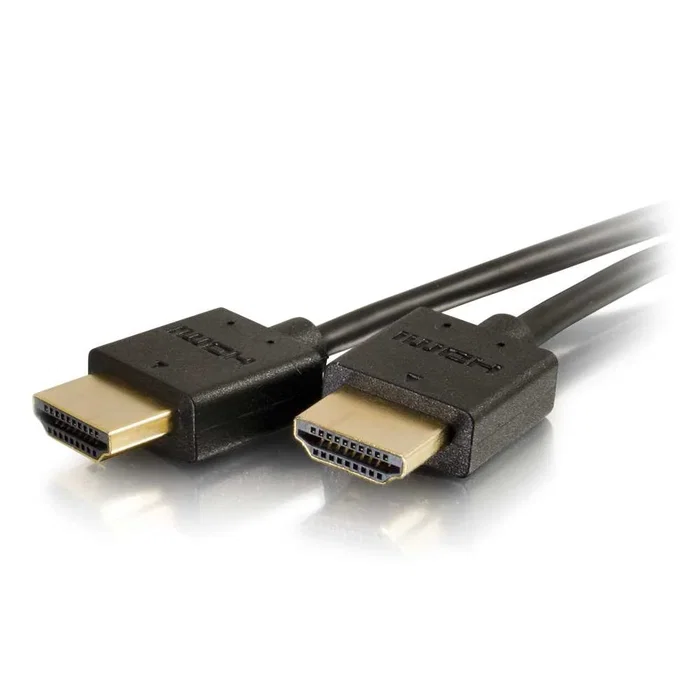 C2G Cable HDMI Macho-Macho 2ft (0.6m) 4K 60Hz Ultra Flexible Alta Velocidad 18Gbps, 3D, Ethernet, Conectores Oro, Doble Blindado, Negro