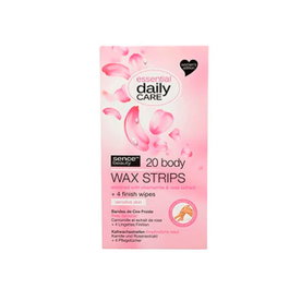 Sence Beauty Bandas depilatorias faciales piel sensible, 20 uds