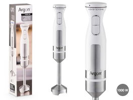 Argon Batidora Acero Blanca 1000W 6.7 x 6.7 x 38 cm (Set de 12)