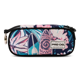 PRO-DG Estuche Portatodo Pencil Samoa Rosa con Organizador, Compartimento Principal y Bolsillo Interior, Poliéster, 10x21x5 cm